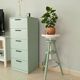 Tabouret haut à vis vintage