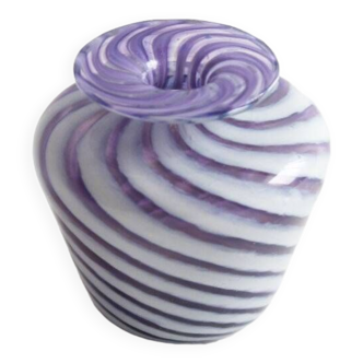Blown glass vase