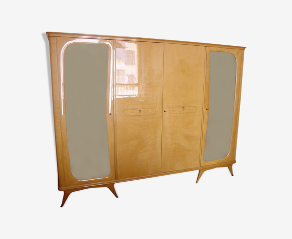 Armoire vintage en érable, années 50