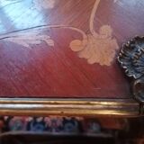 Table de jeux en marqueterie style Louis XV