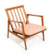 Mid century ikea easychair in solid oak from 1954