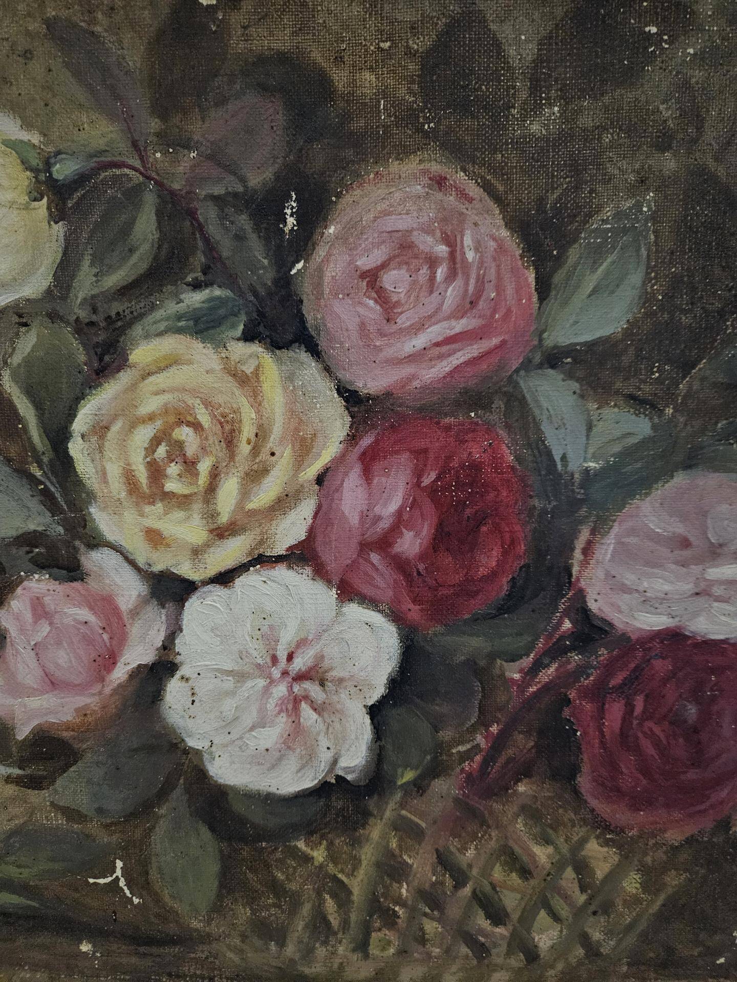 Rose Bouquet Painting