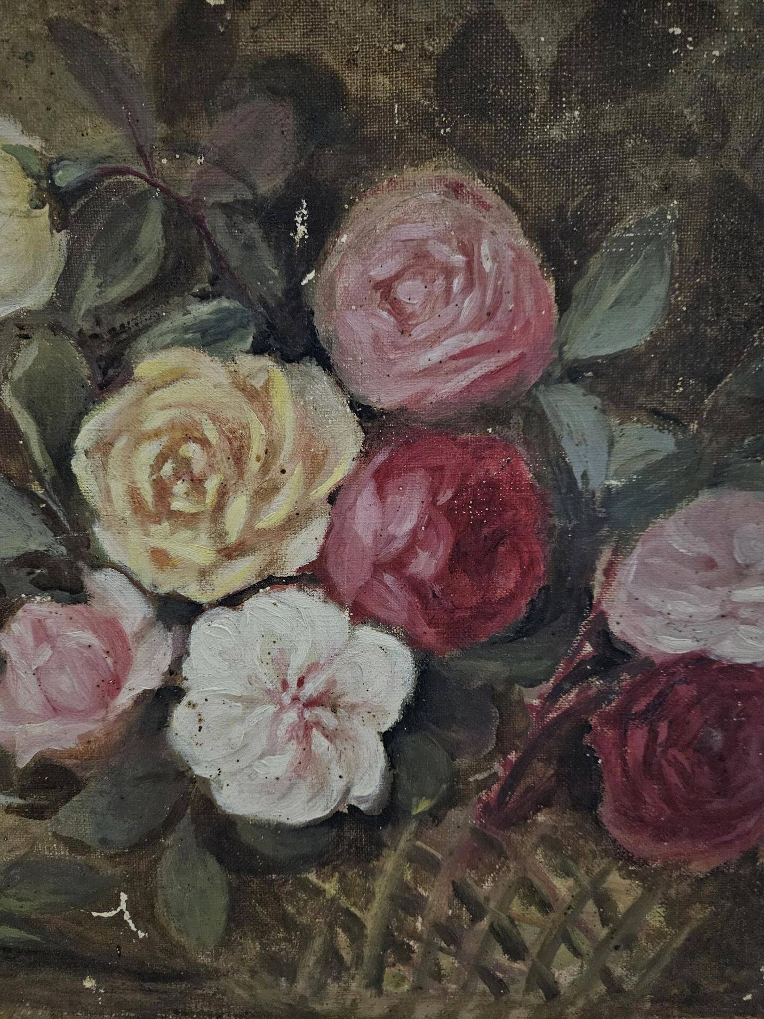 Rose Bouquet Painting