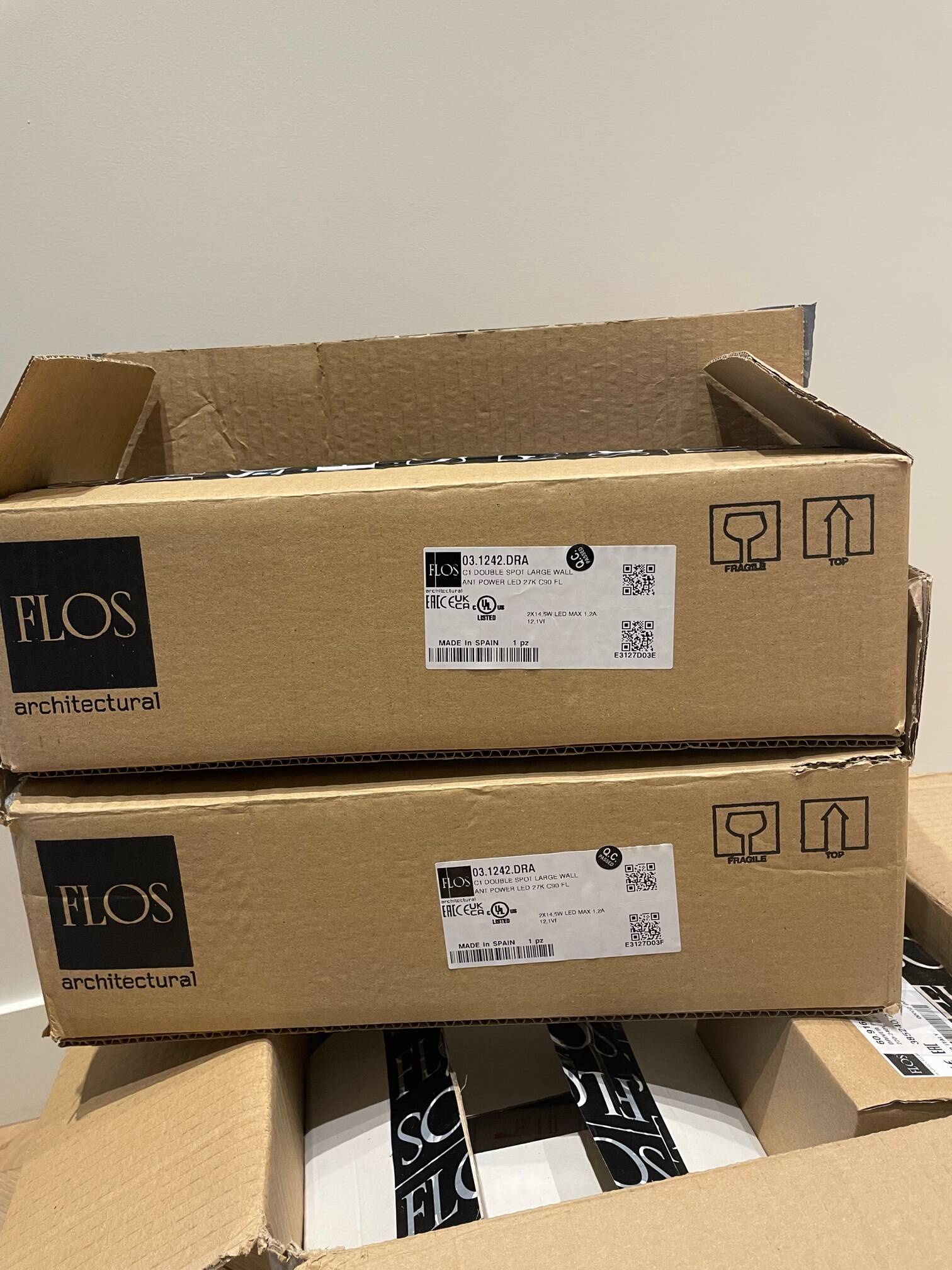 C1 double spot wall light - FLOS Edition - Designer Philippe Starck