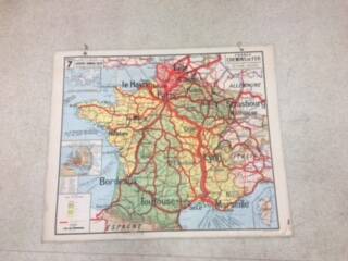 Vidal-Lablache Map No. 7 France Railways