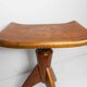 Swiss adjustable piano stool 1945 rocket foot