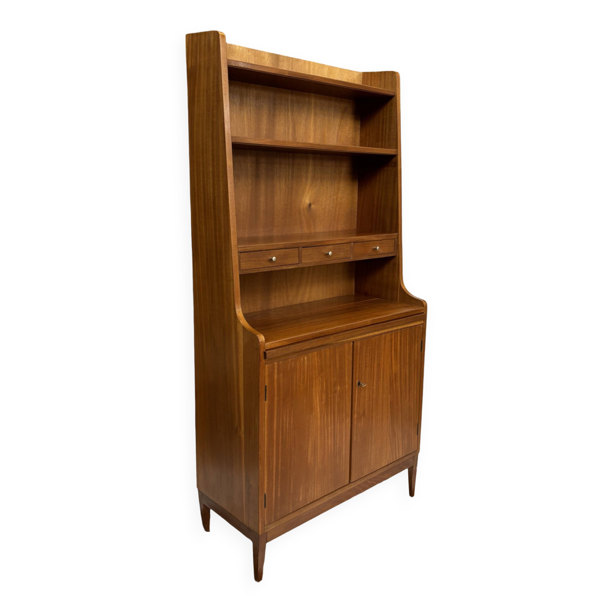 Vintage Wall Cabinet Cupboard Workplace Swedish Design 1960s