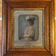 Old silver photograph, portrait, 19th century
