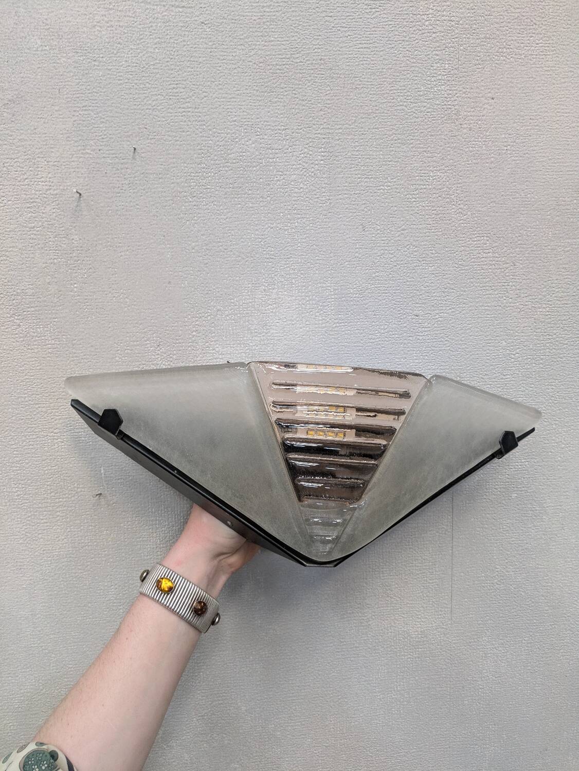 3 Murano wall lights