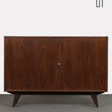 Vintage dark oak chest of drawers by Jiri Jiroutek, model U-450, 1960