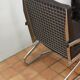 Leather armchair and chrome Italian design year 70