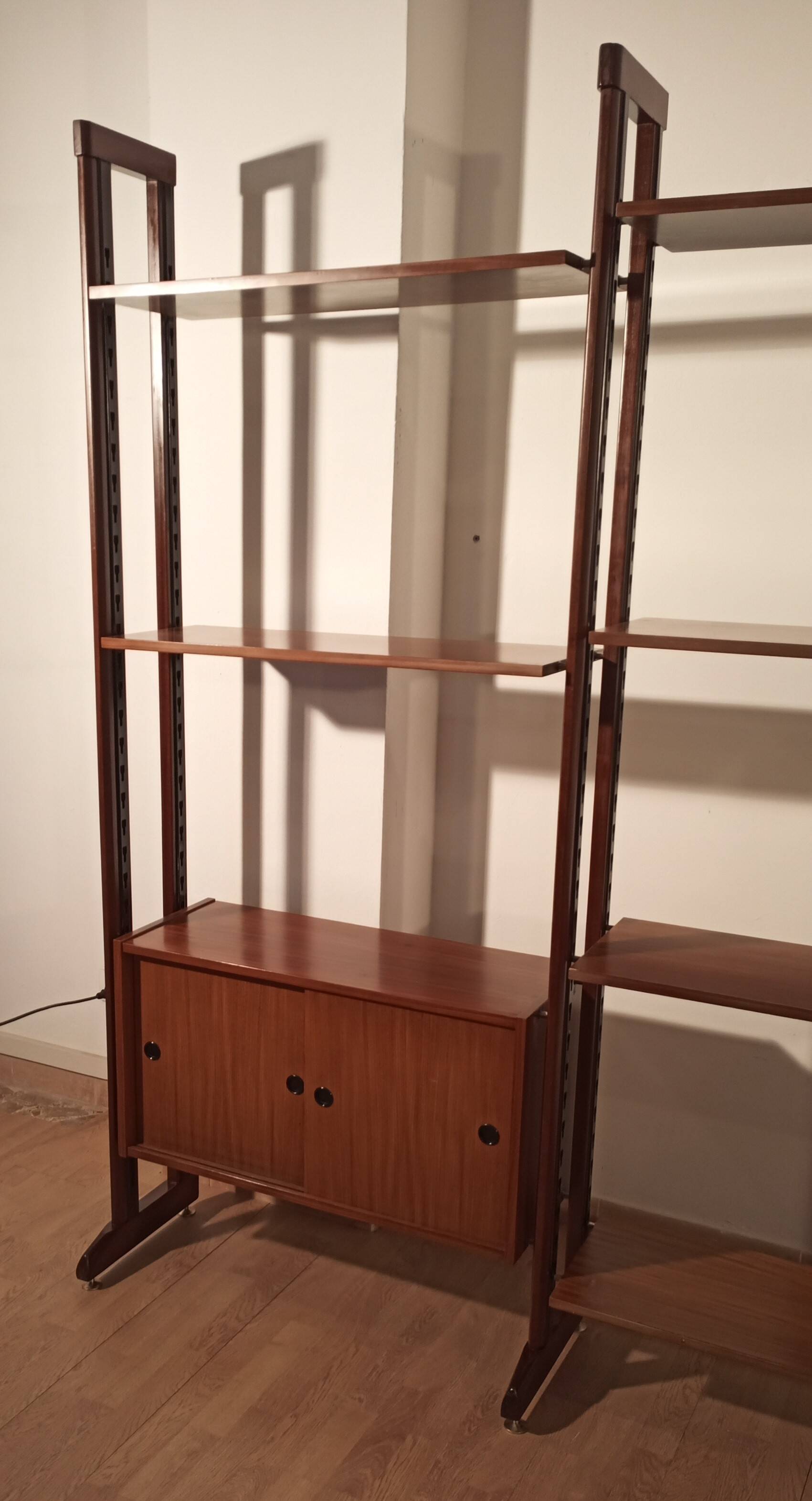 Vintage Modular Teak Bookcase, 1960s