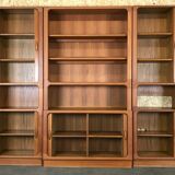 70s Dyrlund teak shelf wall unit Danish Modern Design Denmark