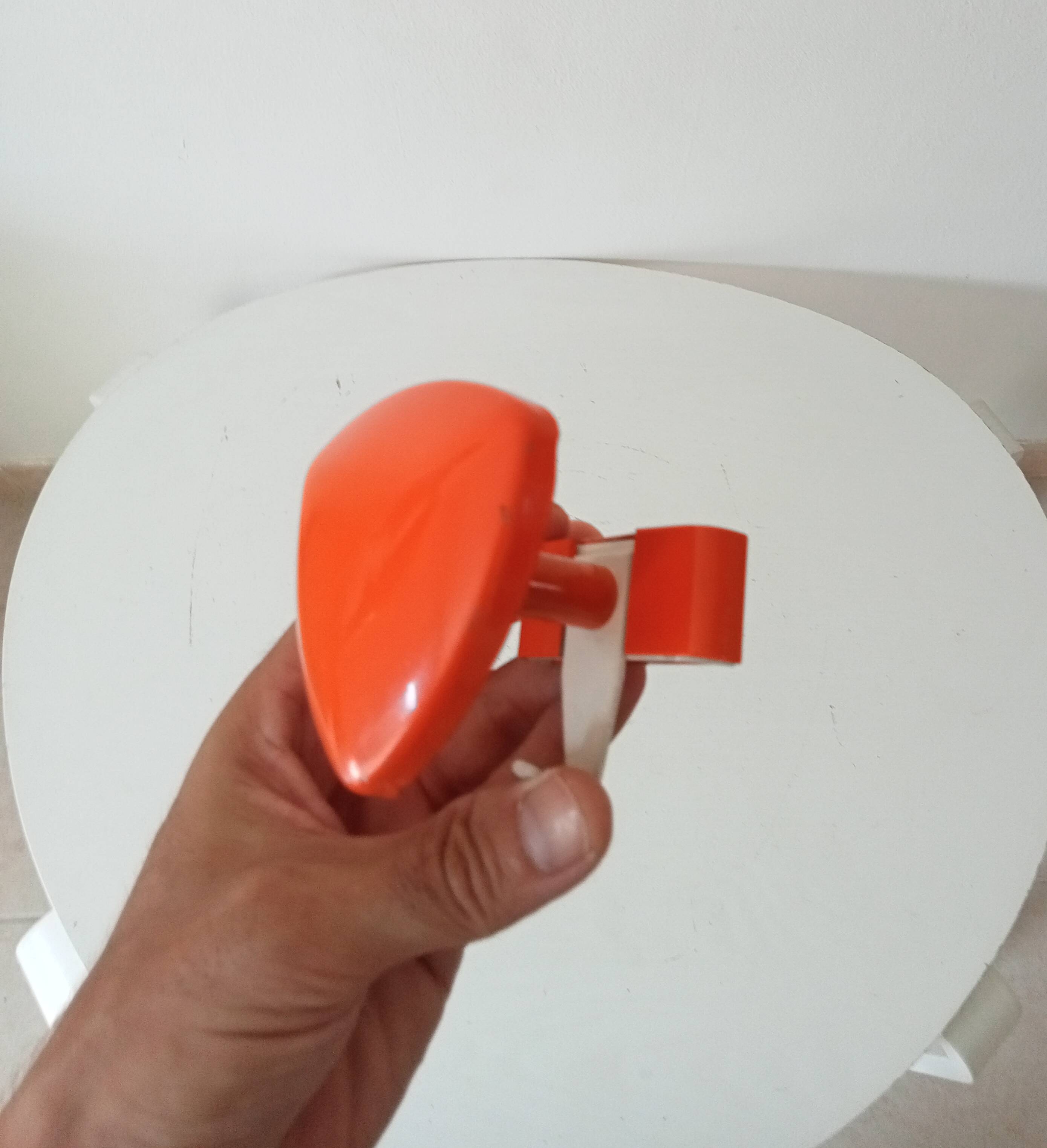 Vintage 1970s wall coat hook.