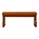 Banc brutaliste de Marc Dessauvage en bois de pin