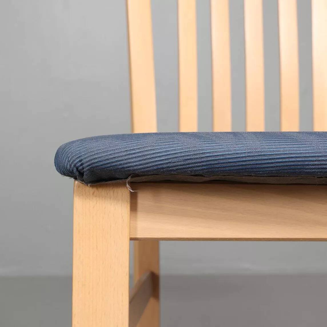 Pair of vintage beech chairs