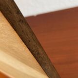 Mid-century wood veneer intarsia wall panel, 1960s