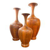 Set of 3 Maurice Bonami vases