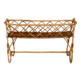 Rattan standing planter