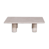 Table en travertin