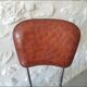 Paire de chaise vintage skaï imitation croco