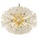 Large brass star chandelier by Emil Stejnar, Austria, 1960s.
