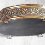 Yellow copper oval planter
