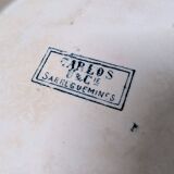 U & Cie Sarreguemines pedestal plate - Carlos model