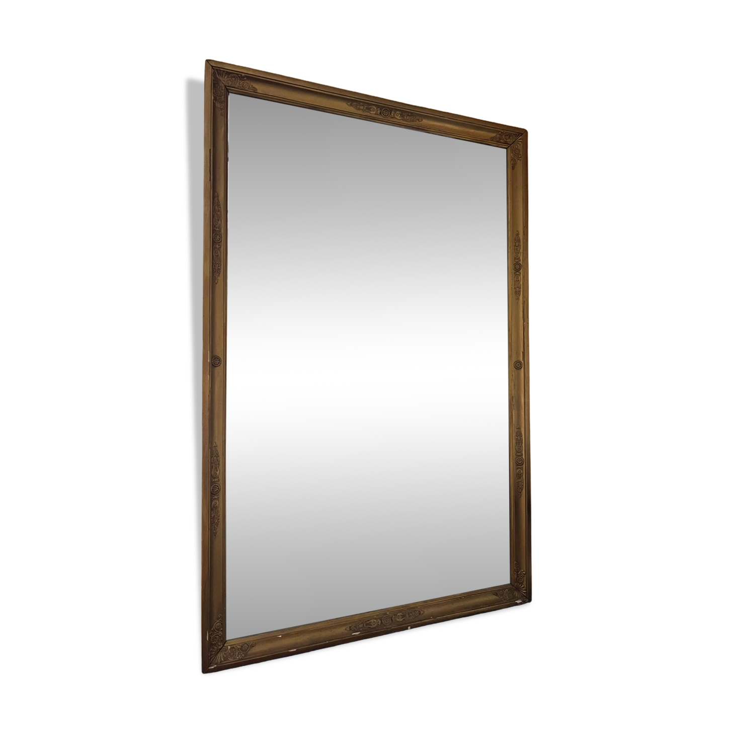 Large antique mirror in the Napoléon III style.