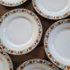 6 flat plates MLV France Art Deco 1930