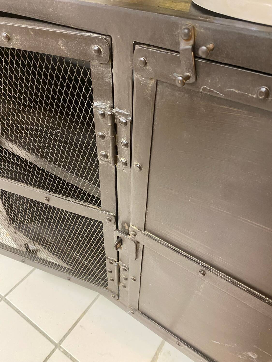 Industrial TV cabinet sideboard