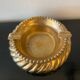 Vintage gold-plated copper/brass ashtray