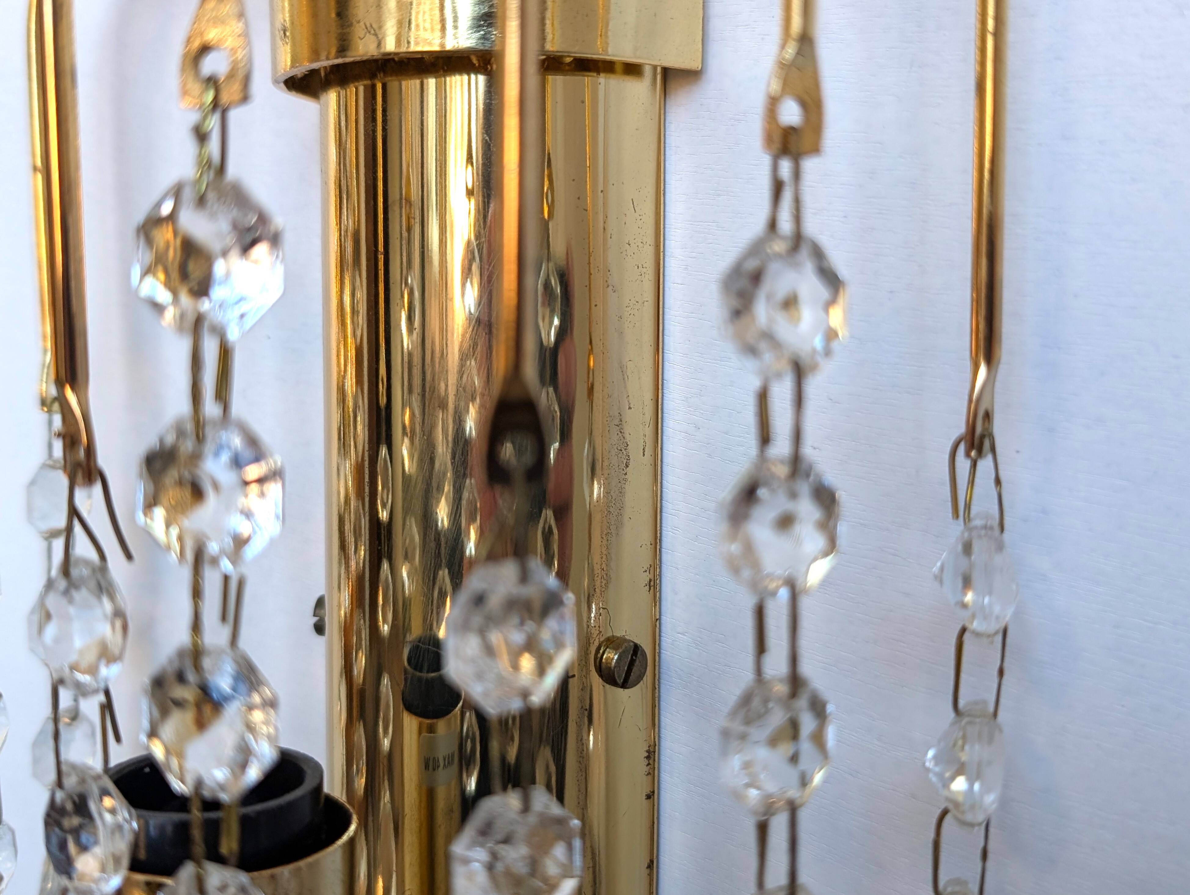 Pair of Italian wall lights