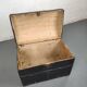 Wooden travel trunk