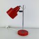 Vintage red and chrome metal lamp, 1960s.