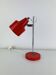 Vintage red and chrome metal lamp, 1960s.