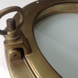 Brass opening partition window