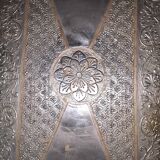 Metal-plated coffee table