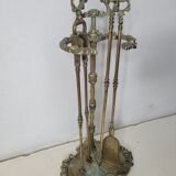 Louis XV style bronze fireplace kit