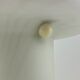 White glass Peill and Putzler mushroom table lamp XL