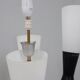 Mid century opaline glass floor lamp