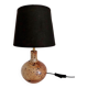 Small vintage pyrite sandstone lamp