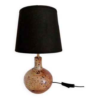 Petite lampe vintage grès pyrité