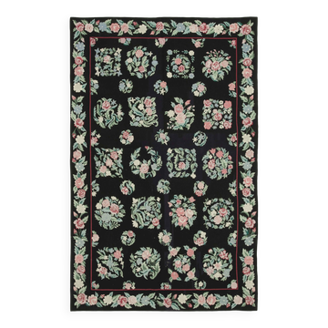 Handmade Vintage Flatweave Needlepoint Kilim 174 cm x 266 cm