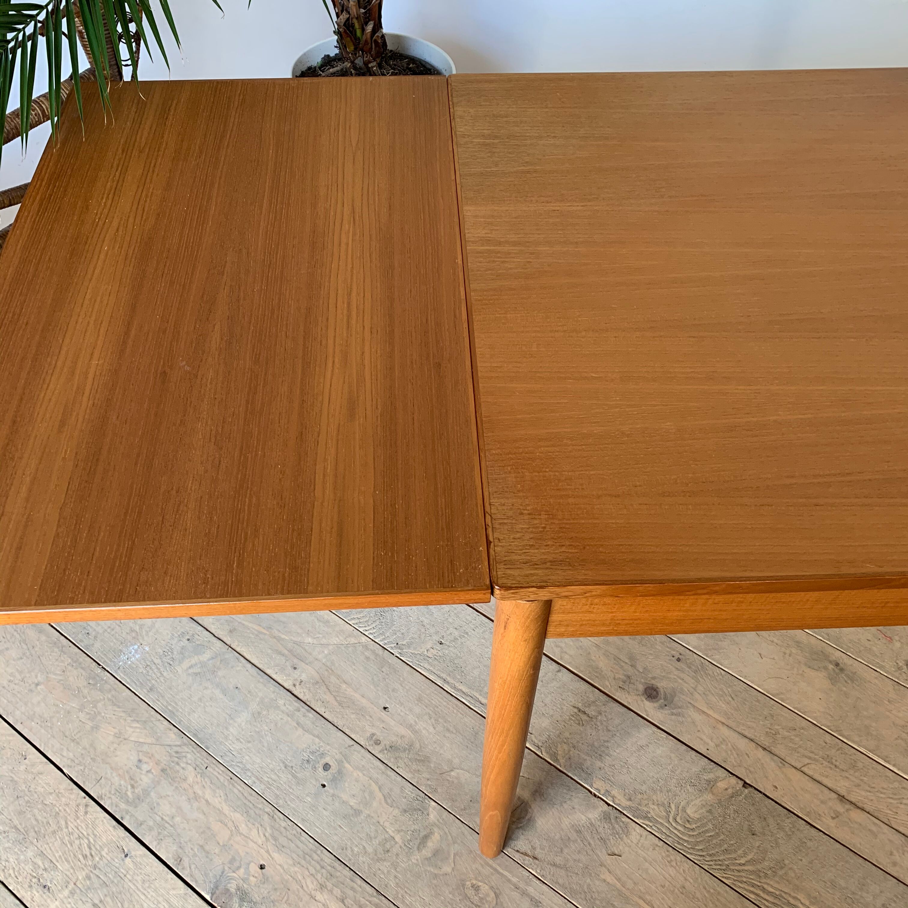 Scandinavian table teak rectangle 120x80