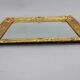 1940s Italian Mirror in Golden Wood Frame