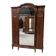 Antique Art Nouveau wardrobe, linen. - fire-gilded bronze
