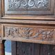 Renaissance oak carved buffet cabinet