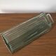 Large art-deco glass vase San Miguel (Spain). Handmade (original label)