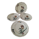 Vintage Longchamp plates – "Tulips" model – 1950s-60s